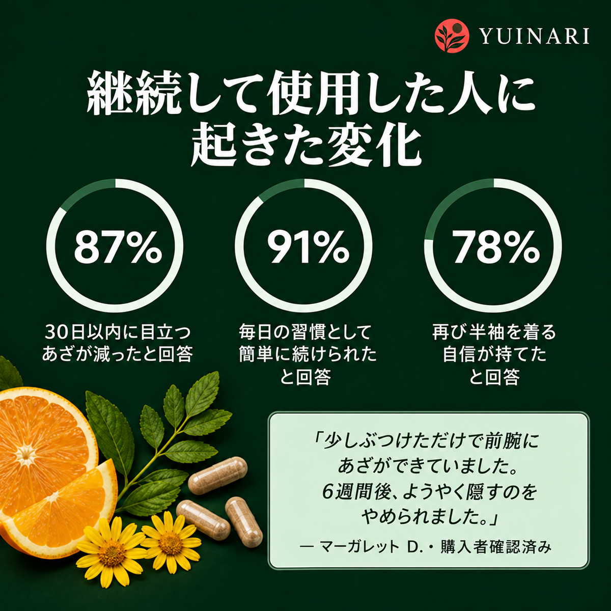 SuperFruit Balance™｜老人性紫斑を改善 by YUINARI